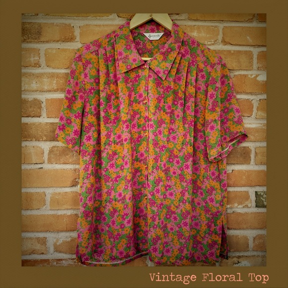Vintage Floral Top - Picture 1 of 4